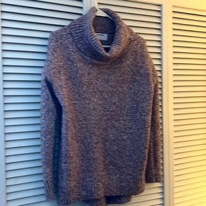 Old Navy - cowl neck sweater - burgundy/white marble